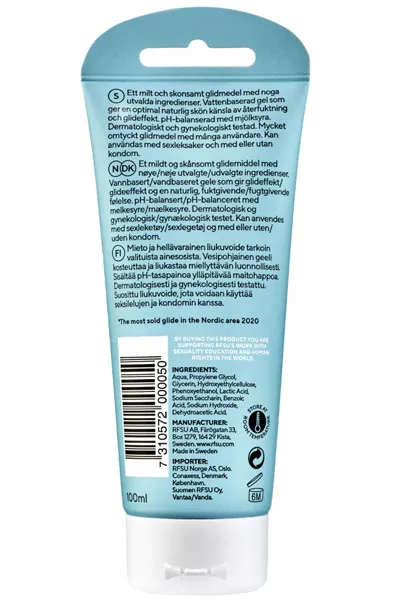 Bild 2 för RFSU Klick Natural Glide 100 ml