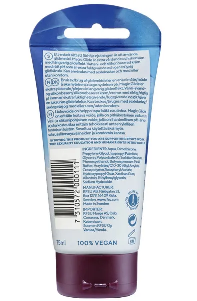 Bild 2 för RFSU Sense Me Magic Glide 75 ml
