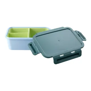 Produktfoto för Rice Matlåda med fack (Green/Soft Blue)