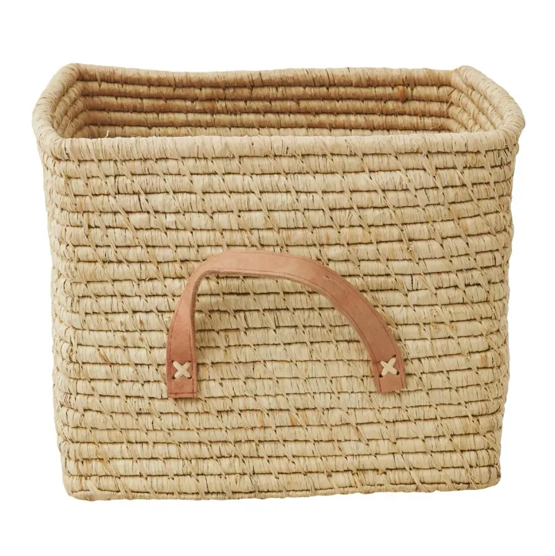 Alternativ bild 0 för RICE Rice raffia förvaringskorg Natur