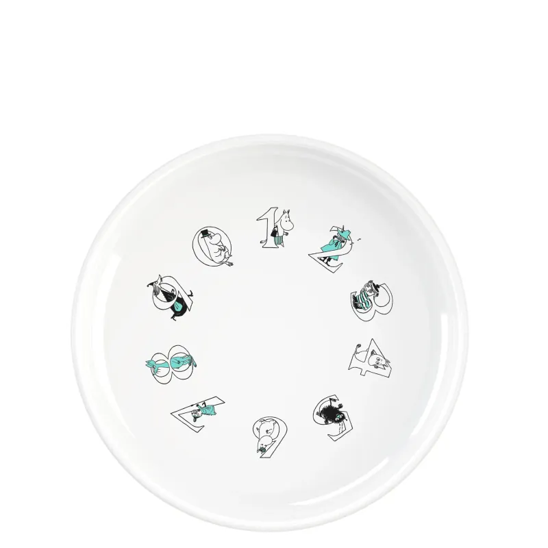 Alternativ bild 0 för RIG-TIG Moomin ABC djup tallrik, 15 cm, turquoise