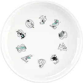 Produktfoto för RIG-TIG Moomin ABC djup tallrik, 15 cm, turquoise
