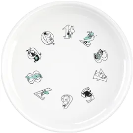 Alternativ bild 0 för RIG-TIG Moomin ABC djup tallrik, 15 cm, turquoise