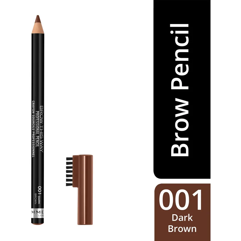Bild 2 för Rimmel Brow This Way Eyebrow Pencil Dark Drown 001