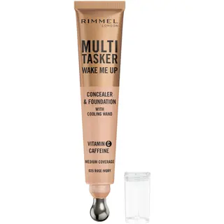 Produktfoto för Rimmel Multi Tasker Wake Me Up Concealer & Foundation Rose Ivory 025
