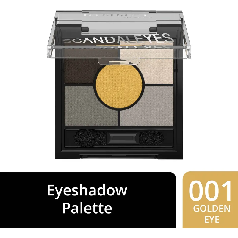 Bild 2 för Rimmel Scandaleyes Eyeshadow Palette 001 Golden Eye