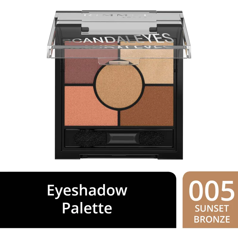 Bild 2 för Rimmel Scandaleyes Eyeshadow Palette 005 Sunset Bronze