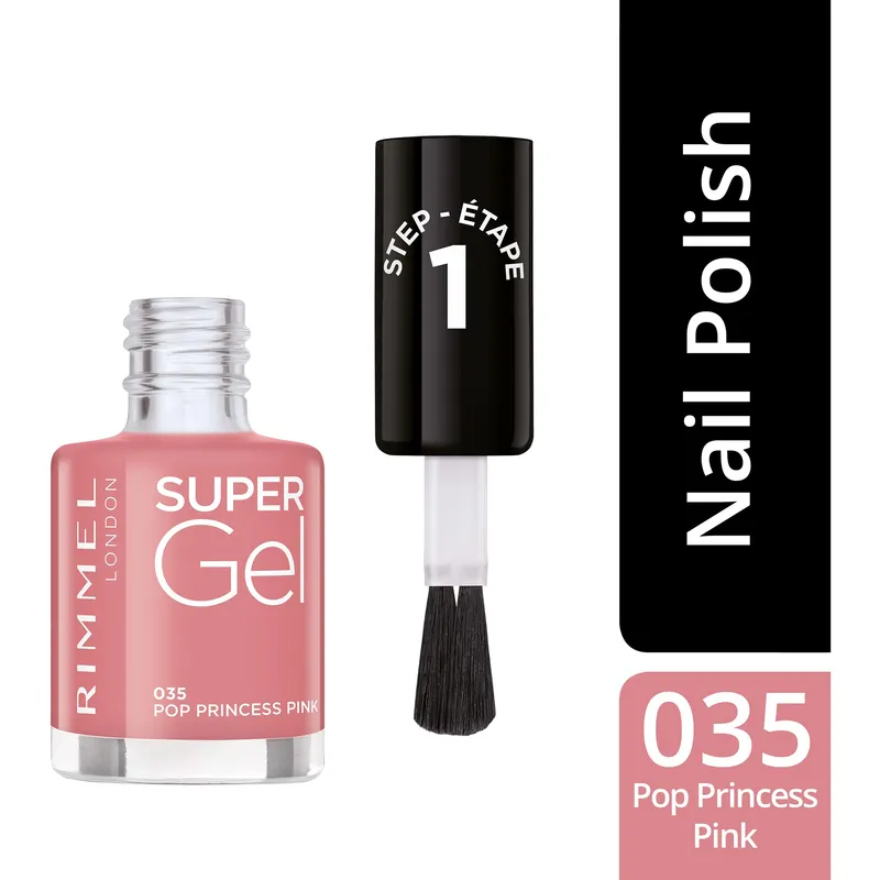 Bild 2 för Rimmel Super Gel Nail Polish 035 Pop Princess Pink