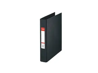 Produktfoto för Ringbind Esselte, A5, 2-ringe 3,5 cm, sort