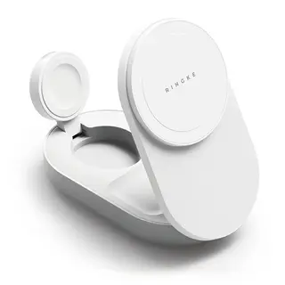 Produktfoto för Ringke Qi2.2 MagSafe Trådlös Laddare 25W iPhone/Apple Watch/AirPods - Vit
