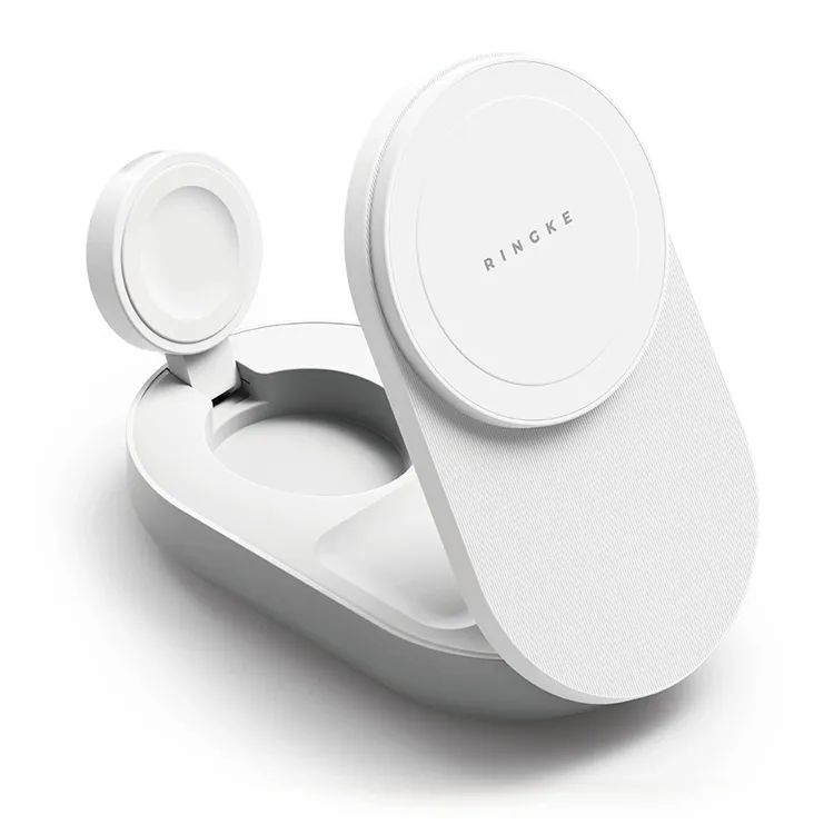 Alternativ bild 0 för Ringke Qi2.2 MagSafe Trådlös Laddare 25W iPhone/Apple Watch/AirPods - Vit