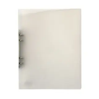 Produktfoto för Ringpärm A4 i plast transparent vit