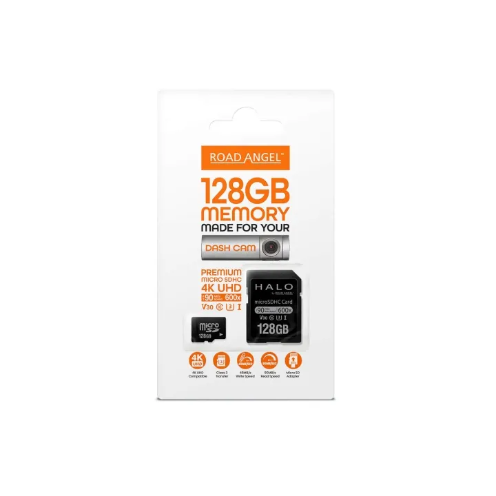 Alternativ bild 0 för ROAD ANGEL 128GB MicroSD Card (UHS Speed Class 3)