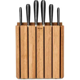 Alternativ bild 0 för Robert Welch Signature Book Oak Knivblock med 6 Knivar