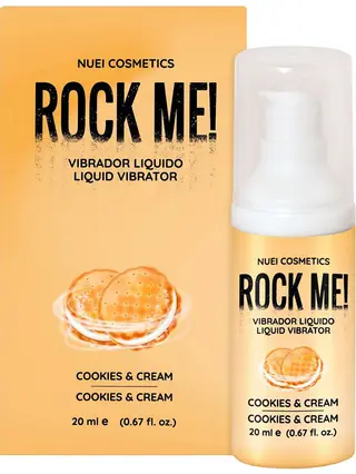 Produktfoto för Rock Me Liquid Vibrator Cookies & Cream 20 ml