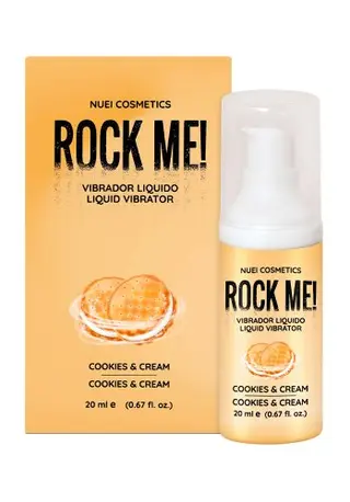Produktfoto för Rock Me Liquid Vibrator Cookies & Cream 20 ml