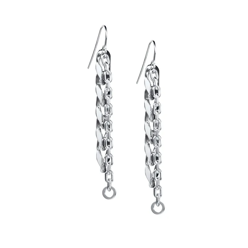 Alternativ bild 0 för Rock My Chain Earrings