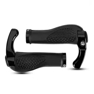 Produktfoto för Rockbros Cykelhållarset med horn - Svart