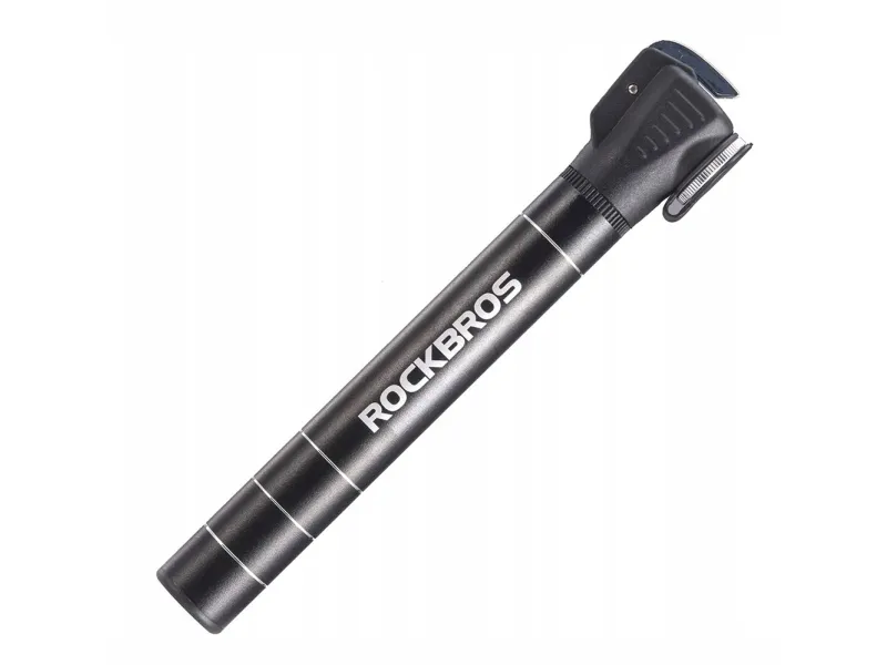 Alternativ bild 0 för RockBros Liten cykelpump 7 bar aluminium längd 17cm - svart