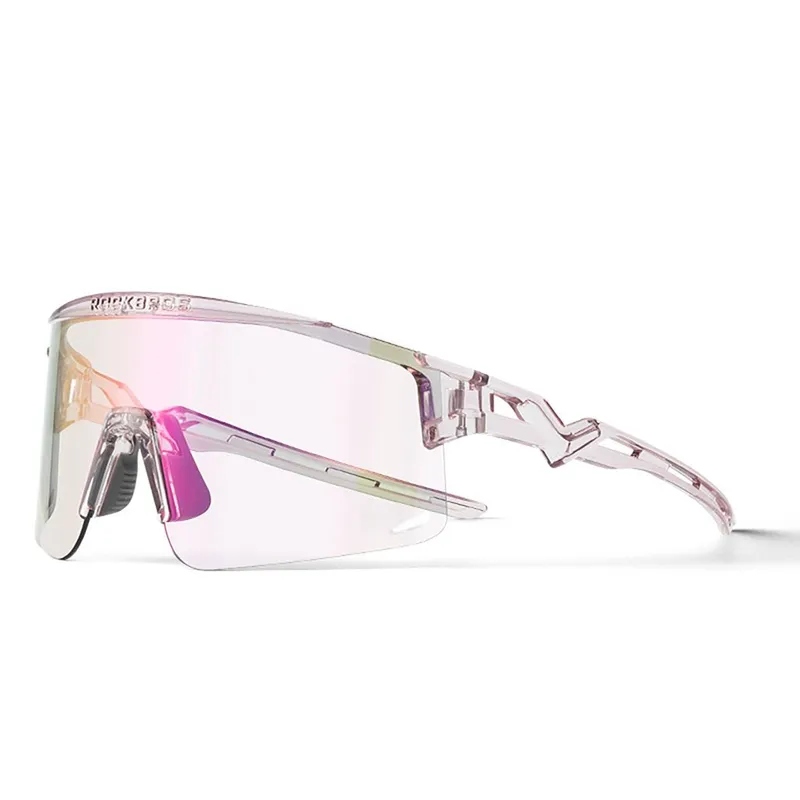Alternativ bild 0 för Rockbros Photochromic Cykelglasögon med UV-skydd - Lila