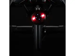Produktfoto för Rockbros Q1 Bakre cykelljus 7 färger LED micro USB - Svart