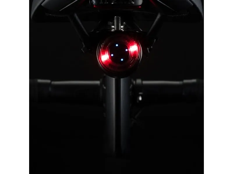 Alternativ bild 0 för Rockbros Q1 Bakre cykelljus 7 färger LED micro USB - Svart