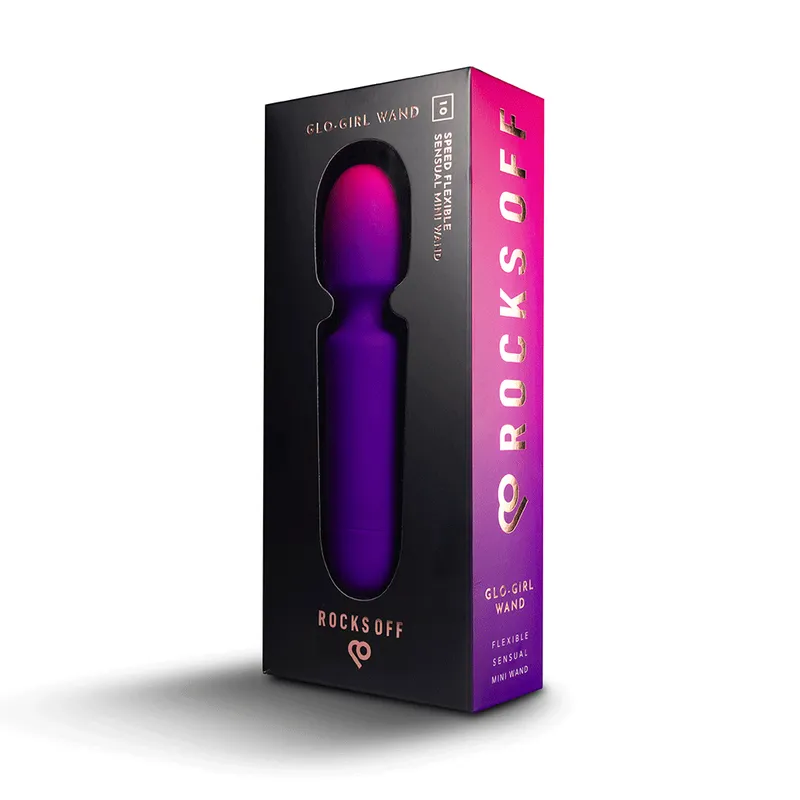 Bild 2 för Rocks Off Glo-Girl Massagestav Lila