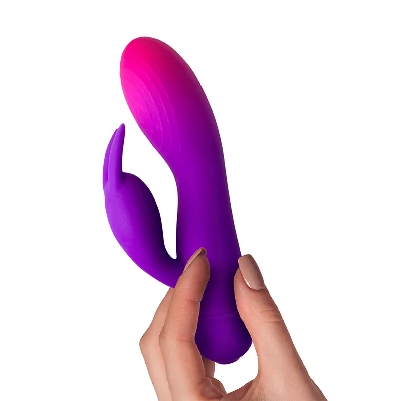 Bild 2 för Rocks Off Glo-Girl Rabbitvibrator Lila