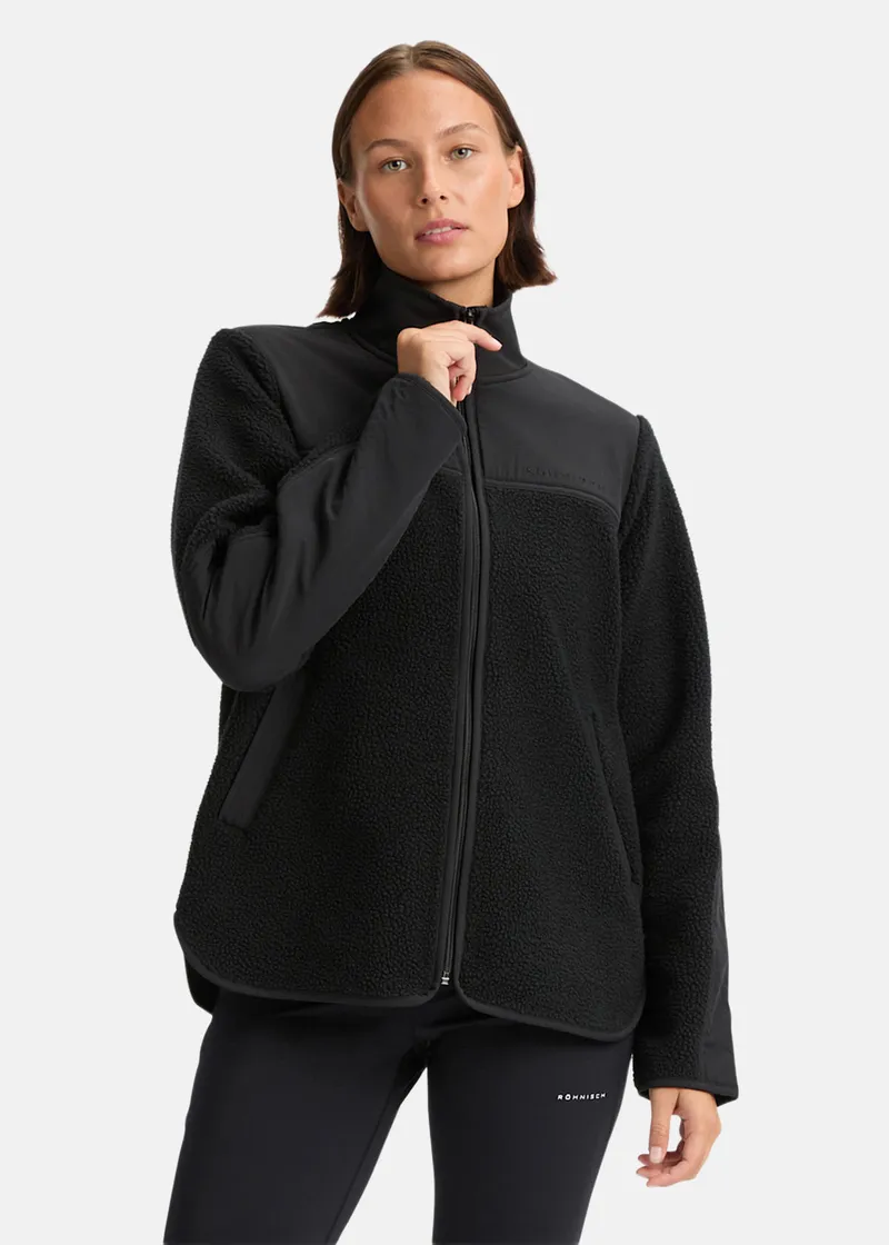 Bild 2 för Röhnisch Phoebe Pile Jacket Black