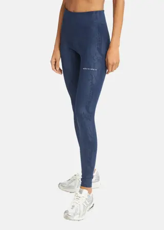 Produktfoto för Röhnisch Untamed Emboss Tights Beetle Emboss Navy