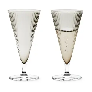 Produktfoto för Rosendahl Grand Cru Nouveau champagneglas 2 st, smoke