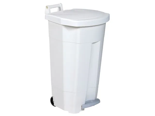 Alternativ bild 0 för Rossignol Avfallsbehållare pedal vit 90L