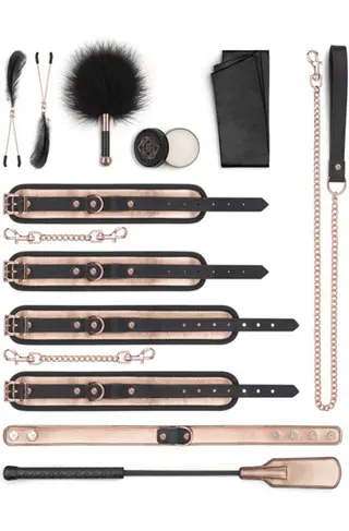 Produktfoto för Rosy Gold Nouveau BDSM Set Bondage paket