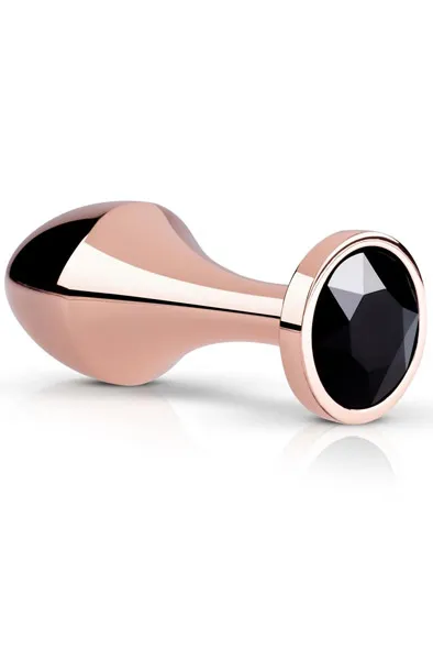 Bild 1 för Rosy Gold Nouveau Butt Plug Analplugg metall