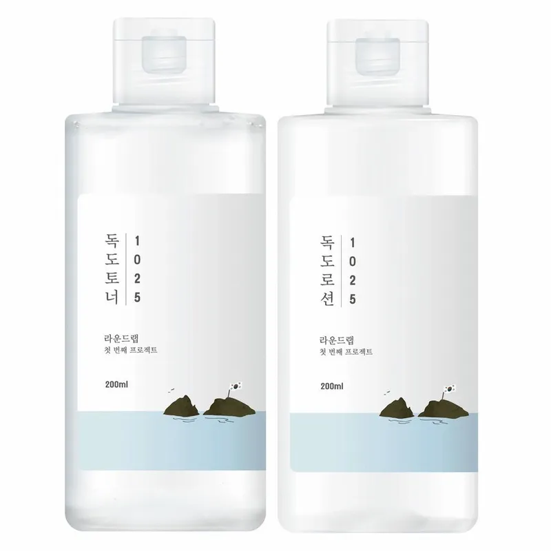 Bild 1 för Round Lab 1025 Dokdo Toner Lotion Special Set 200 ml + 200 ml