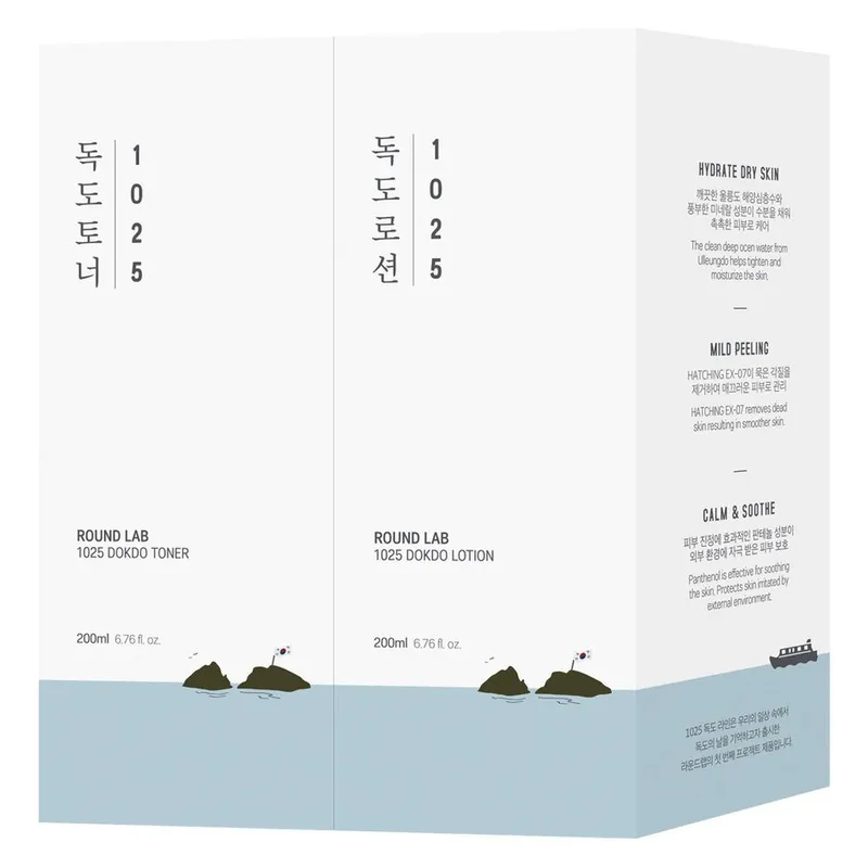 Bild 6 för Round Lab 1025 Dokdo Toner Lotion Special Set 200 ml + 200 ml