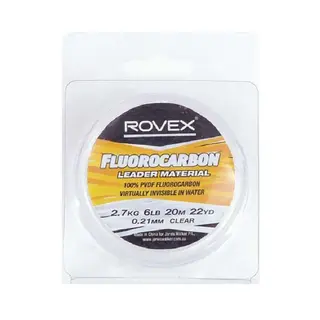 Produktfoto för Rovex Fluorocarbon 0,37mm 6,8kg 20m - Fiskelina