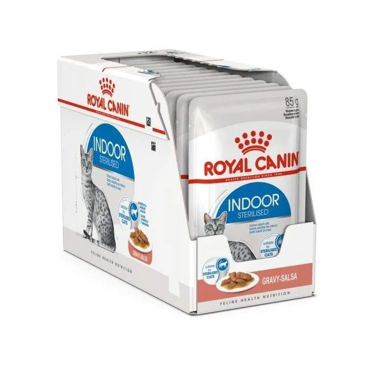 Bild 2 för Royal Canin Cat Adult Indoor Sterilised Gravy 12x85 g