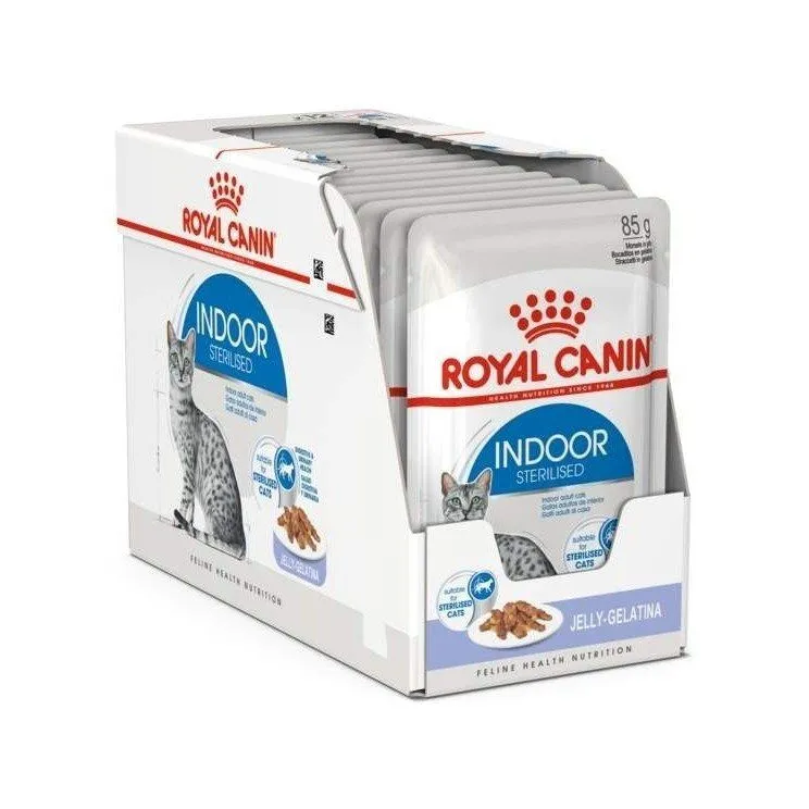 Bild 2 för Royal Canin Cat Adult Indoor Sterilised Jelly 12x85 g