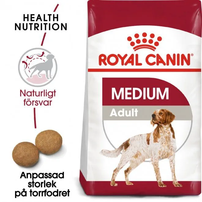 Bild 2 för Royal Canin Dog Medium Adult torrfoder för hund (4 kg)
