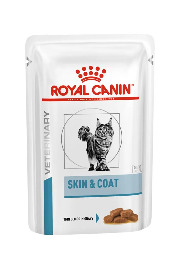 Alternativ bild 0 för Royal Canin Veterinary Diets Cat Derma Skin & Coat 12x85g