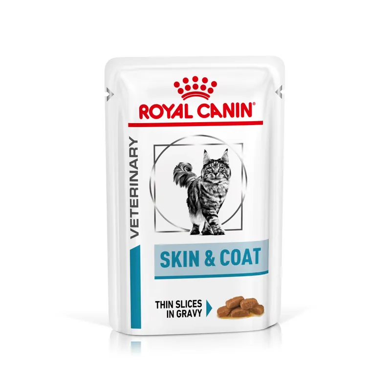 Alternativ bild 0 för Royal Canin Veterinary Diets Cat Derma Skin & Coat 12x85g