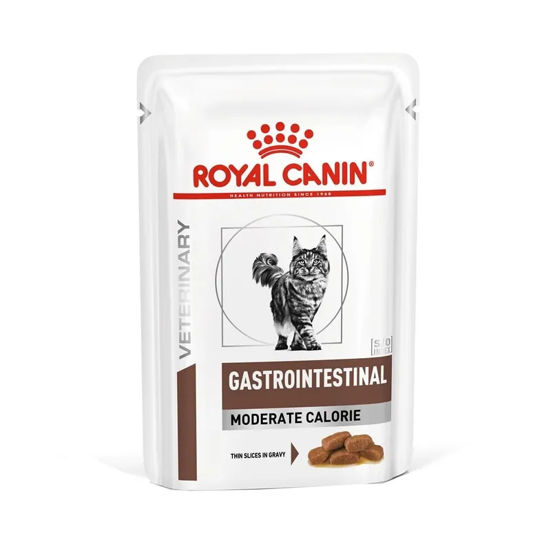 Bild 1 för Royal Canin Veterinary Diets Cat Gastrointestinal Moderate Calorie 12x85 g