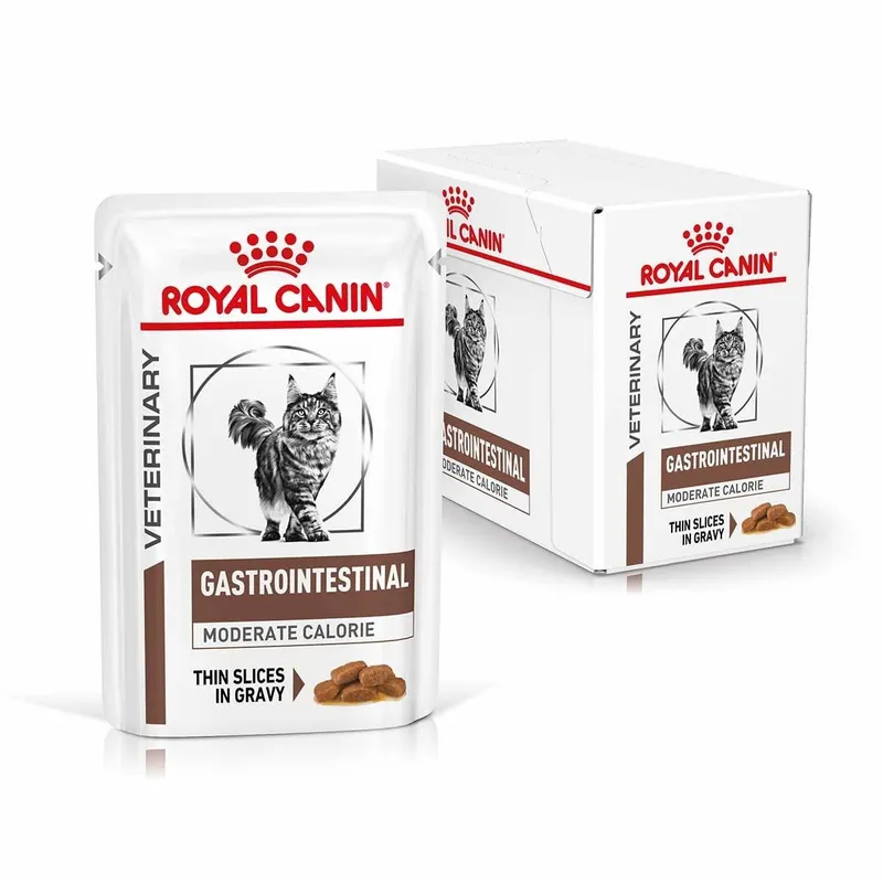 Bild 2 för Royal Canin Veterinary Diets Cat Gastrointestinal Moderate Calorie 12x85 g