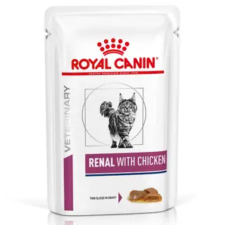 Produktfoto för Royal Canin Veterinary Diets Cat Renal with Chicken 12x85 g