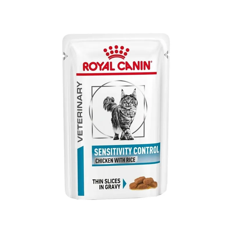 Bild 1 för Royal Canin Veterinary Diets Cat Sensitivity Control Chicken with Rice 12x85 g