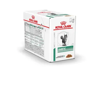 Produktfoto för Royal Canin Veterinary Weight Man Diabetic Cat 12x85g