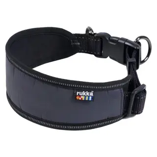 Produktfoto för Rukka Luminous Soft Extra Brett Hundhalsband med Reflex (L)