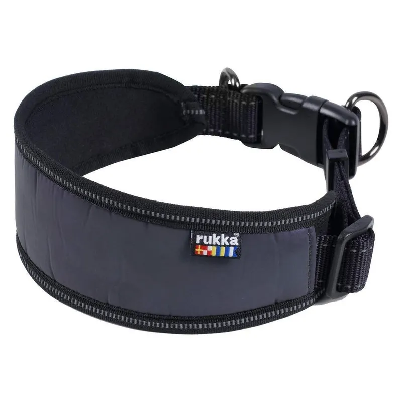 Bild 1 för Rukka Luminous Soft Extra Brett Hundhalsband med Reflex (L)