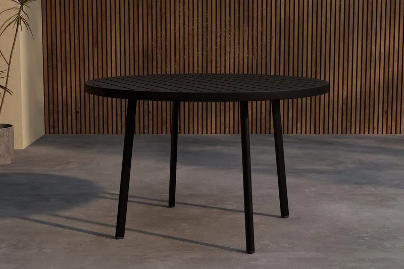 Bild 1 för Runt matbord Giardini 120 cm Utomhus - Svart